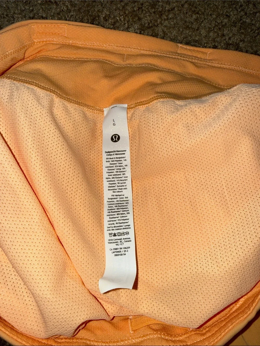 lululemon athletica short free rock